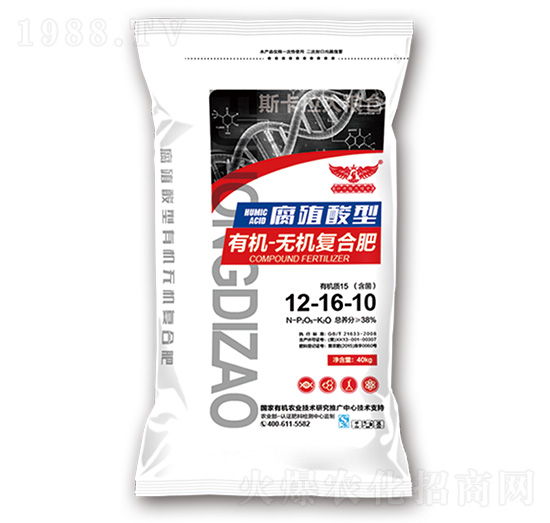 腐殖酸型有機(jī)無機(jī)復(fù)合肥料12-16-10-富農(nóng)科技