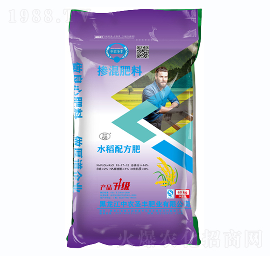 水稻配方摻混肥料15-17-12-中農(nóng)圣豐
