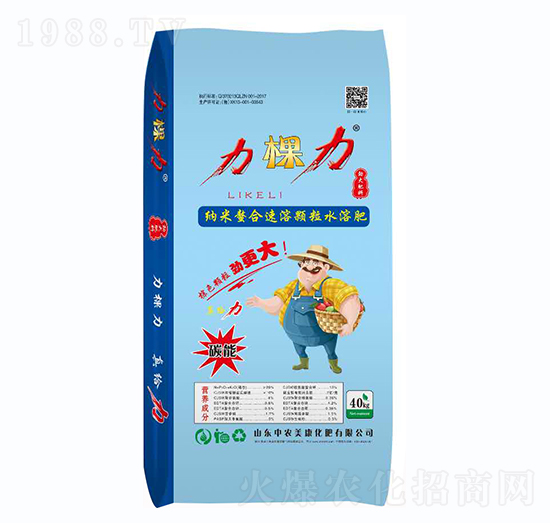 螯合顆粒水溶肥-力棵力-中農美康