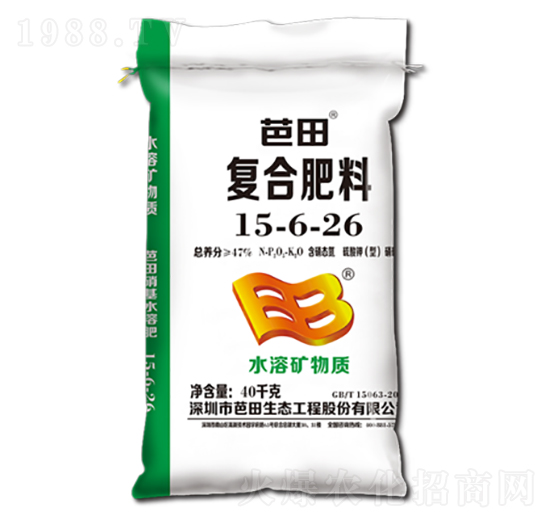 復合肥料15-6-26-芭田
