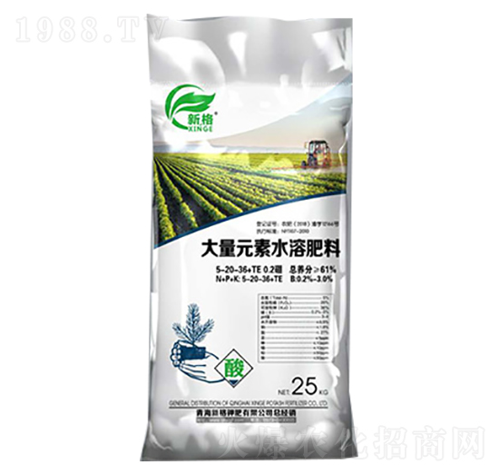 大量元素水溶肥料5-20-36+TE-新格