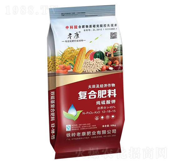 大田及經(jīng)濟(jì)作物專用復(fù)合肥料12-18-15-老康肥業(yè)