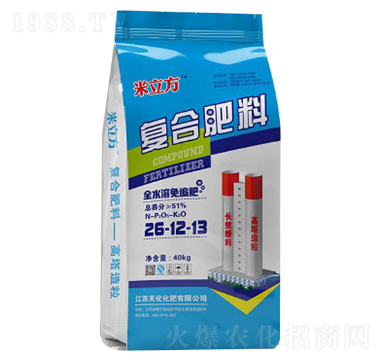 高塔造粒復(fù)合肥料26-12-13-米立方