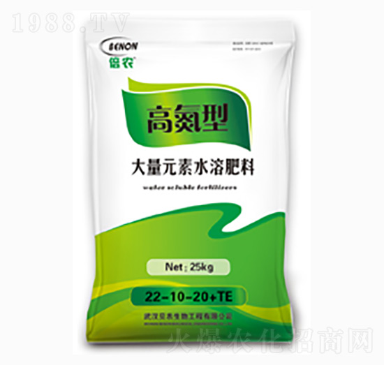 高氮型大量元素水溶肥22-10-20+TE-貝農(nóng)生物