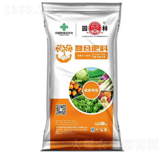 硫酸鉀型復合肥料14-16-15-園林-富來地