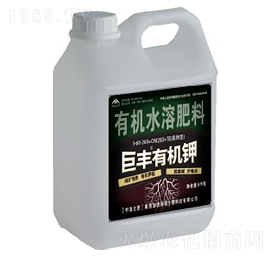 巨豐有機鉀水溶肥料-加農和信