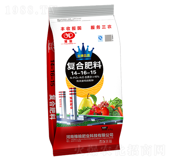 花生氨酸復(fù)合肥14-16-15-豫糧肥業(yè)