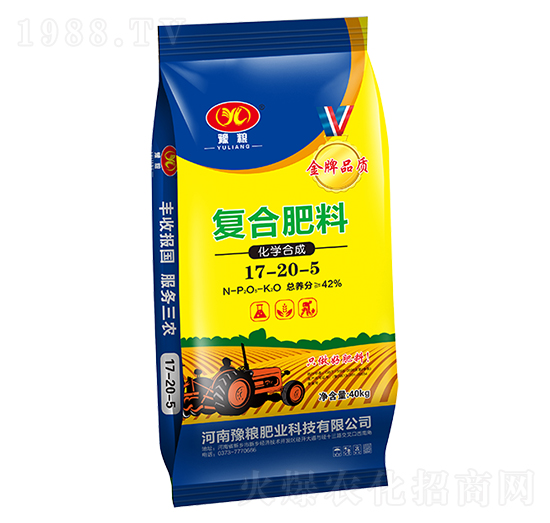 小麥專用氨基酸復(fù)合肥17-20-5-豫糧肥業(yè)
