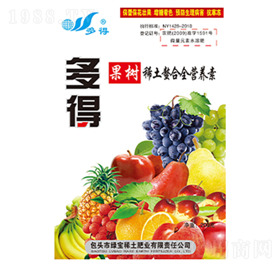 果樹(shù)稀土螯合全營(yíng)養(yǎng)素-多得-億力天時(shí)