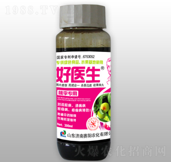 300ml桃李專用抑菌調(diào)節(jié)劑-好醫(yī)生-賽陽農(nóng)化