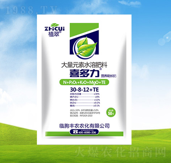 大量元素水溶肥料30-8-12+TE【營養(yǎng)助長肥】-喜多力-豐農(nóng)農(nóng)化
