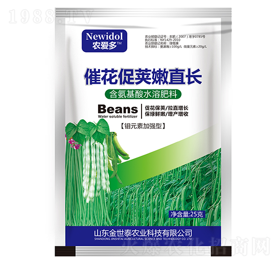含氨基酸水溶肥料-催花促莢嫩直長(zhǎng)-農(nóng)愛多-金世泰