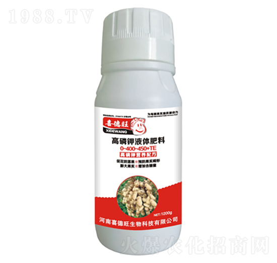 高磷高鉀液體肥料0-400-450+TE-喜德旺
