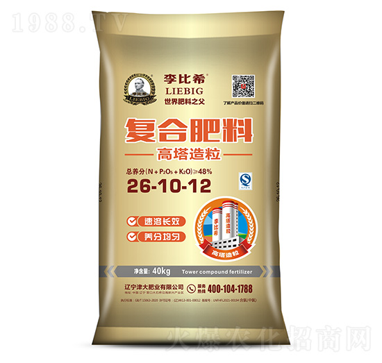 高塔造粒復(fù)合肥料26-10-12-李比希-津大肥業(yè)