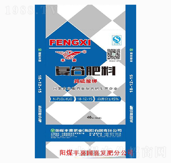 純硫酸鉀復(fù)合肥18-12-15-豐喜