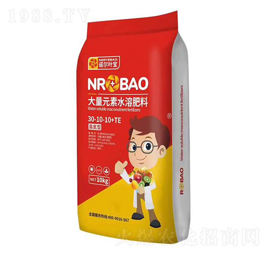 高氮型大量元素水溶肥料30-10-10+TE-諾爾葉寶-諾爾豐