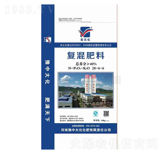 復(fù)混肥料28-6-6-豫中大化