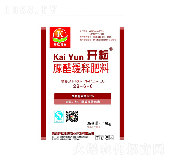 脲醛緩釋肥料28-6-6-開耘