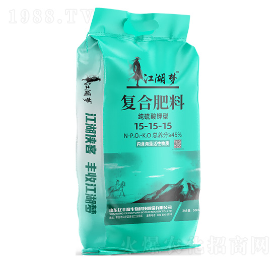純硫酸鉀型復(fù)合肥料15-15-15-江湖夢(mèng)-百田