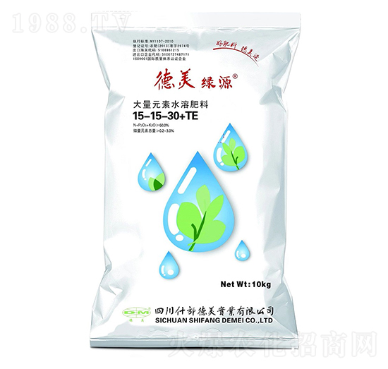 大量元素水溶肥料15-15-30+TE-德美綠源-德美實(shí)業(yè)
