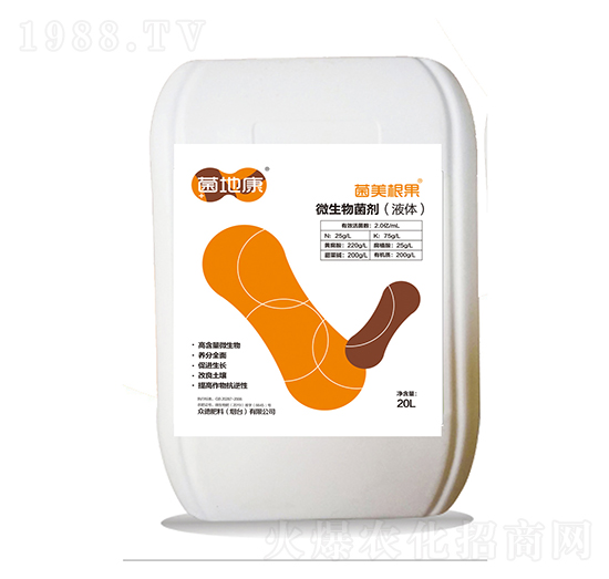 菌美根果微生物菌劑（液體）-菌地康-眾德肥料