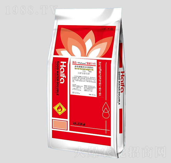 多鈣鎂復(fù)合水溶肥料19-19-19+CaO+MgO+TE-海法依索豐1號(hào)-邦典作物
