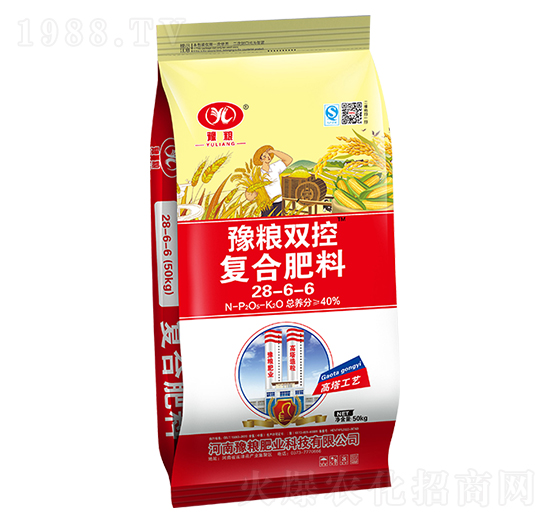 50kg豫糧雙控復(fù)合肥料28-6-6-豫糧肥業(yè)