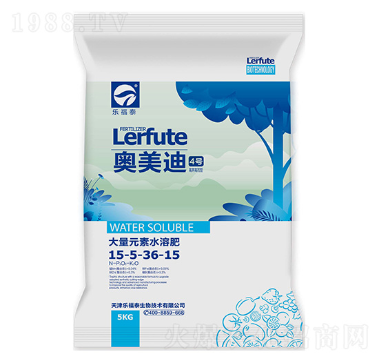高鉀高鈣型大量元素水溶肥15-5-36-15-奧美迪4號(hào)-樂(lè)福泰