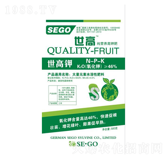 大量元素水溶肥-世高鉀-世力高生物