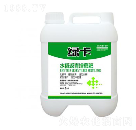 水稻返青增蘗肥-綠卡-世力高生物