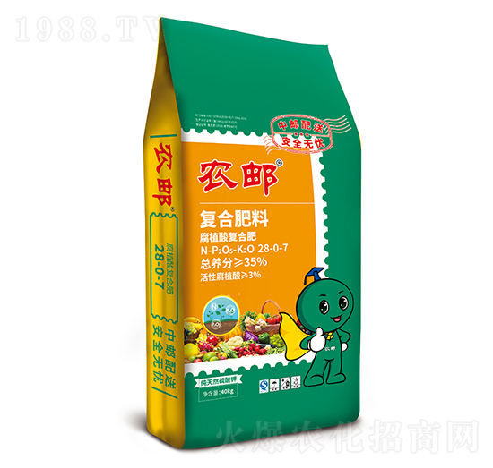 農(nóng)郵腐植酸復(fù)合肥28-0-7-農(nóng)郵肥業(yè)