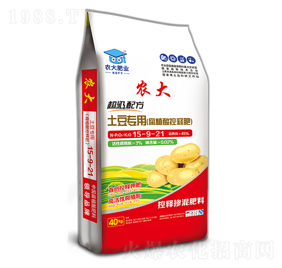 超級(jí)配方土豆專用控釋肥15-9-21-農(nóng)大肥業(yè)