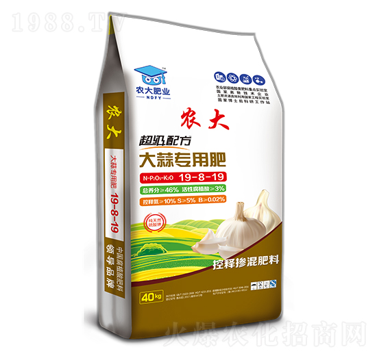 超級(jí)配方大蒜專用肥19-8-19-農(nóng)大生態(tài)