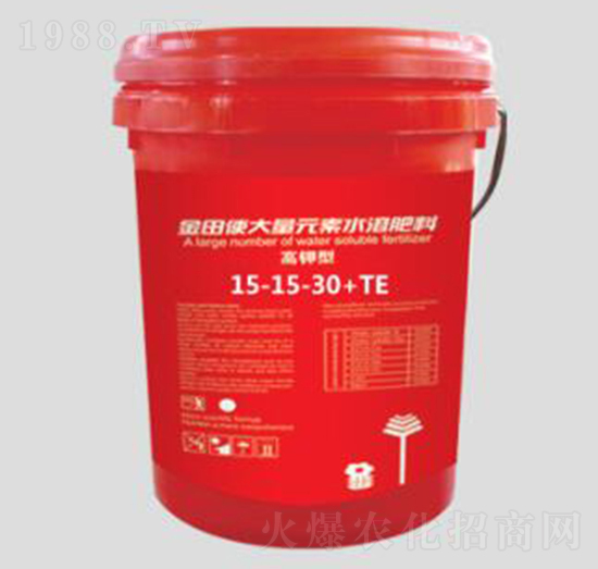 大量元素水溶肥15-15-30+TE-魯興生物