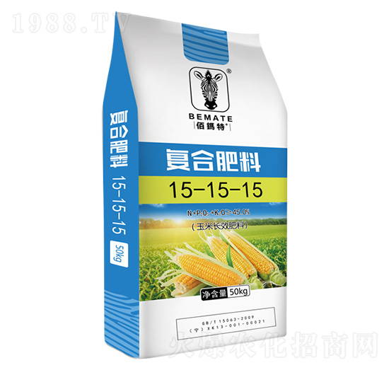 玉米長效復(fù)合肥料15-15-15-佰鎷特-云天化農(nóng)資