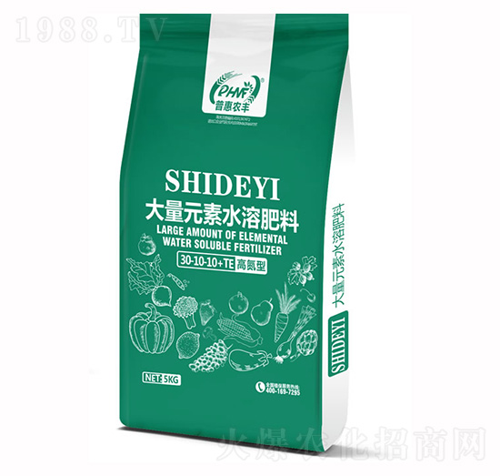 �ߵ��ʹ���Ԫ��ˮ�ܷ�30-10-10+TE-�ջ��r(n��ng)�S
