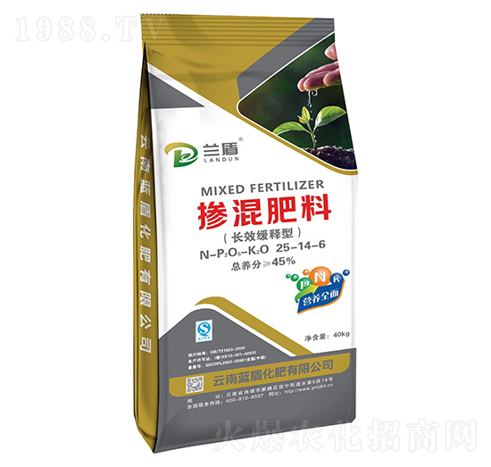 長(zhǎng)效緩釋型摻混肥料25-14-6-藍(lán)盾化肥