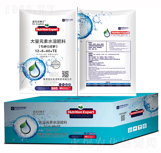 大量元素水溶肥料12-6-40+TE-雅普金博士-雅普國際