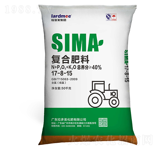 尿氯基復合肥料17-8-15-SIMA-拉多美