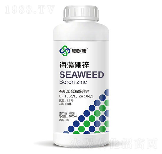 有機(jī)螯合海藻肥-海藻硼鋅-施?？? style=