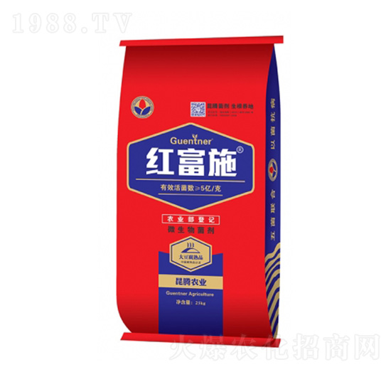 藍(lán)色包裝微生物菌劑-紅富施-昆騰生物