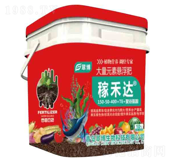 大量元素懸浮肥150-50-400+TE-稼禾達(dá)-翠博生物