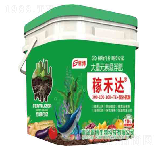 大量元素懸浮肥300-100-100+TE-稼禾達(dá)-翠博生物