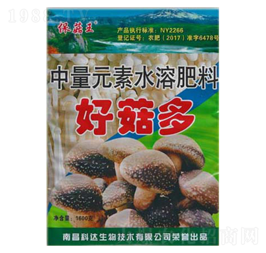 1600g中量元素水溶肥-保菇王·好菇多-科達生物