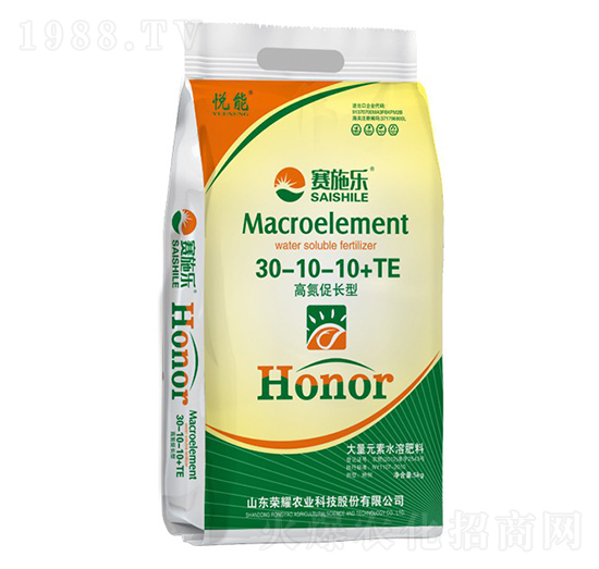 �ߵ����L(zh��ng)�ʹ���Ԫ��ˮ�ܷ�30-10-10+TE-����-�sҫ�r(n��ng)�I(y��)