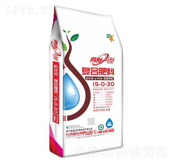 復合肥料15-0-30-兩N一芯-九禾