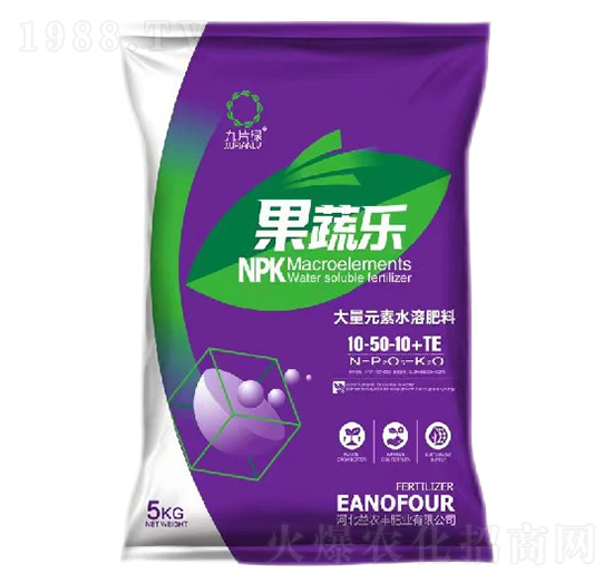 大量元素水溶肥料10-50-10+TE-果蔬樂-益農豐肥業(yè)
