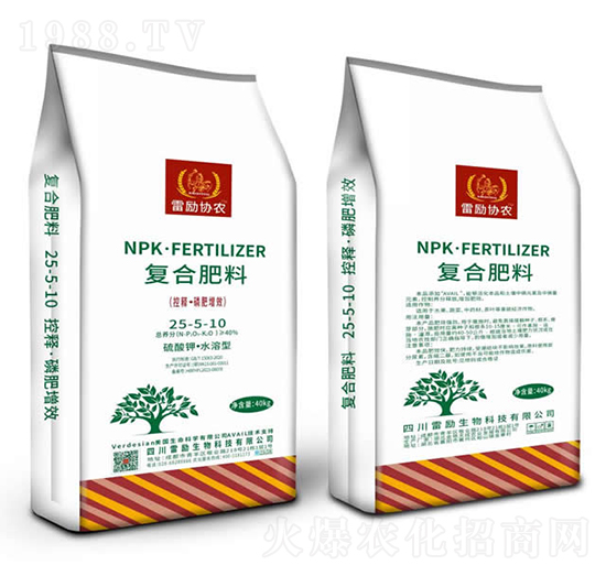 提苗促長型復(fù)合肥料25-5-10-雷勵(lì)生物