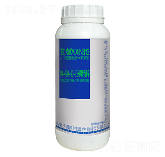 1L大量元素水溶肥料40-420-40+TE-磷鈣鋅-艾馨-金波爾