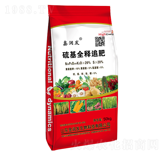 硫基全釋追肥50kg-鑫潤發(fā)-犇創(chuàng)紫牛